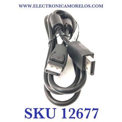 CABLE DISPLAY PORT O CABLE DP MACHO A MACHO 4K HD PARA TV Y MONITOR SAMSUNG  “ NUEVO” / NUMERO DE PARTE BN39-01879G / E343677 / 20276 / 80°C / 30V / 20 PINES / 1.62M / COMPATIBLE CON DIFERENTES DISPOSITIVOS Y MODELOS